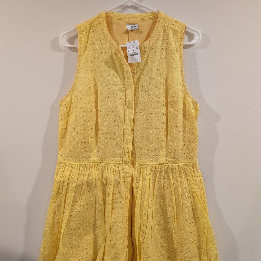 J. Crew Yellow Sleeveless Dress